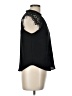 Love J Black Sleeveless Blouse Size L - photo 4