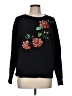H&M Floral Black Pullover Sweater Size M - photo 1