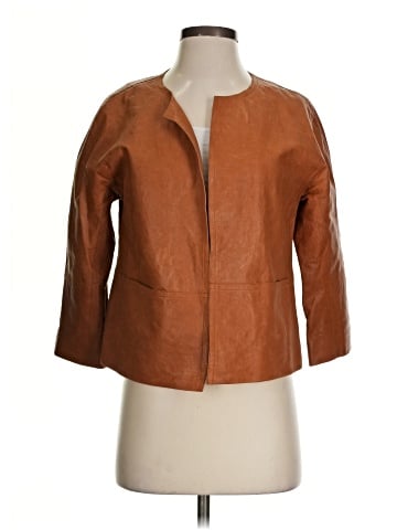 Lafayette 148 New York Leather Jacket (view 1)