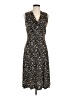 DressBarn Animal Print Black Cocktail Dress Size 4 - photo 1