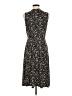 DressBarn Animal Print Black Cocktail Dress Size 4 - photo 2