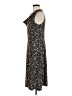 DressBarn Animal Print Black Cocktail Dress Size 4 - photo 5