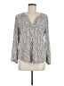 Old Navy 100% Rayon Ivory Long Sleeve Blouse Size M - photo 1