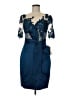 LanTing Bride 100% Polyester Blue Cocktail Dress Size 8 (estimated) - photo 1