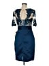 LanTing Bride 100% Polyester Blue Cocktail Dress Size 8 (estimated) - photo 2