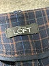 Ann Taylor LOFT Plaid Blue Dress Pants Size 6 - photo 7