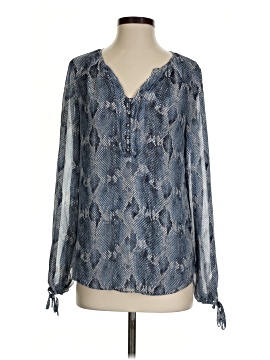 White House Black Market Long Sleeve Blouse (view 1)