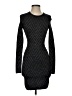 Express Chevron-herringbone Black Cocktail Dress Size XS - photo 1