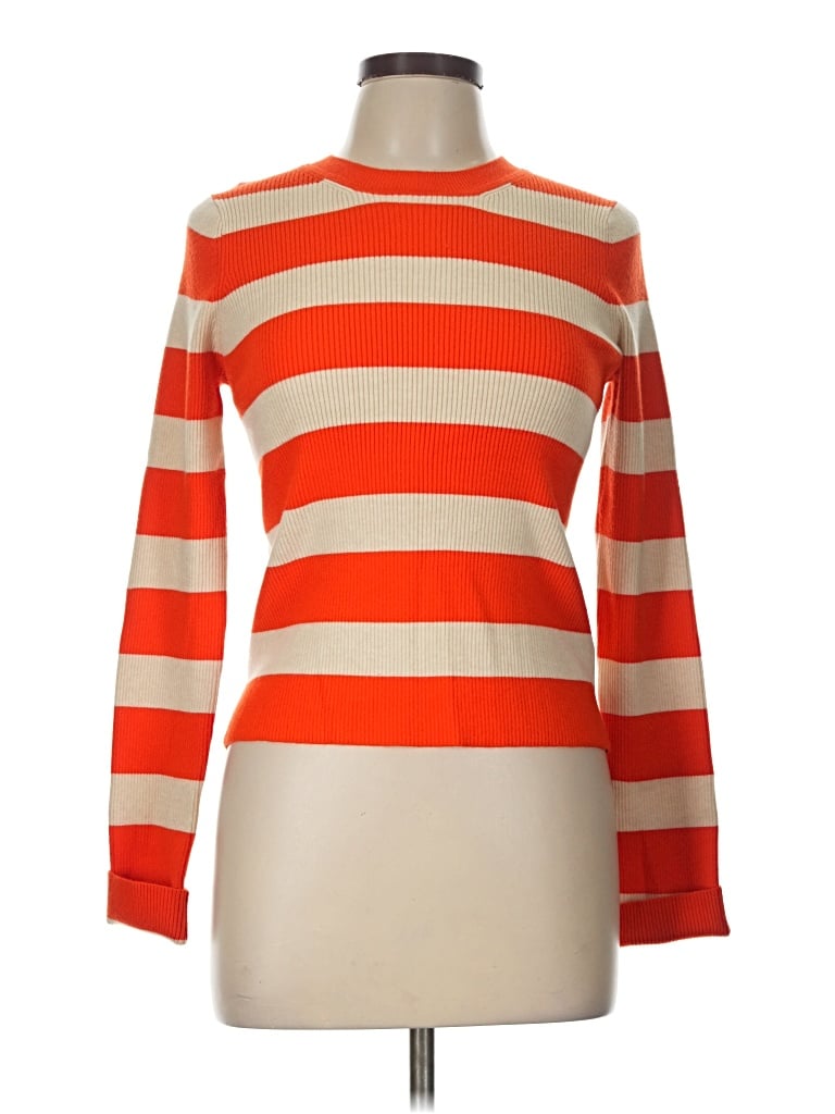 Crescent Turtleneck Sweater In Orange