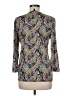 Talbots Paisley Multi Color Green 3/4 Sleeve Blouse Size M - photo 2