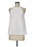 Lilly Pulitzer 100% Polyester White Sleeveless Blouse Size M - photo 1