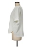 Uniqlo 100% Polyester Ivory Short Sleeve Blouse Size M - photo 5