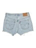 Levi's 100% Cotton Blue Denim Shorts Size 28 waist - photo 2