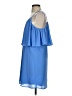 Naked Zebra Solid Blue Cocktail Dress Size S - photo 5
