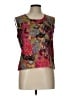 Assorted Brands 100% Polyester Red Sleeveless Blouse Size L - photo 1