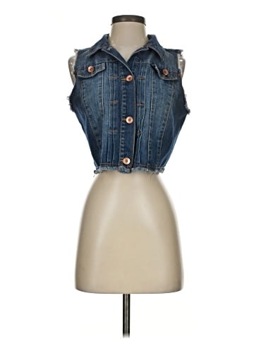 Ci Sono Denim Vest (view 1)