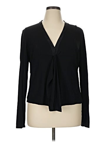 Worth Long Sleeve Silk Top (view 1)