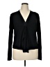 Worth 100% Silk Black Long Sleeve Silk Top Size XL - photo 1