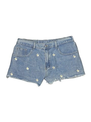 Shein Curve Denim Shorts (view 1)