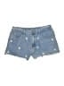 Shein Curve Stars Blue Denim Shorts Size 14 Plus (1) - photo 1