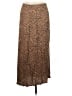SO 100% Rayon Animal Print Brown Casual Skirt Size M - photo 1