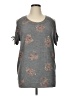 Maurices Gray Short Sleeve Top Size XL - photo 1