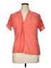 Calvin Klein Orange Short Sleeve Blouse Size XL - photo 1