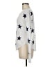 Rails 100% Linen Stars White Pullover Sweater Size M - photo 5