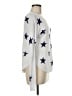 Rails 100% Linen Stars White Pullover Sweater Size M - photo 4