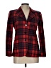 DKNY 100% Polyester Plaid Red Blazer Size 10 (petite) - photo 1