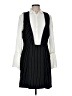 ECI 100% Polyester Houndstooth Black Casual Dress Size 8 - photo 1