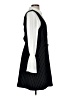 ECI 100% Polyester Houndstooth Black Casual Dress Size 8 - photo 4
