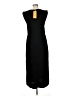 Grecerelle Solid Black Casual Dress Size M - photo 2