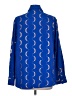Harve Benard 100% Polyester Stars Blue Long Sleeve Blouse Size L - photo 2