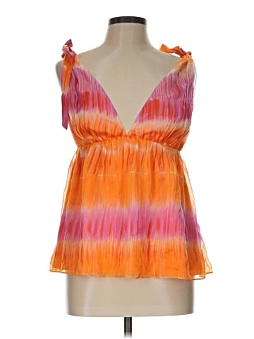 Alice + Olivia Sleeveless Silk Top (view 1)