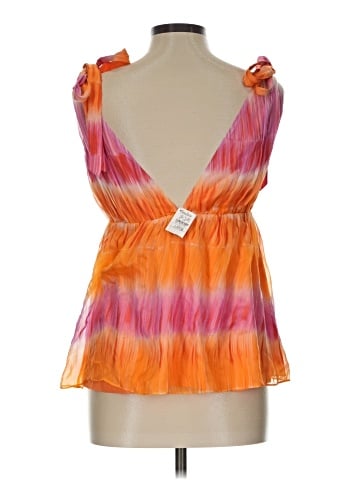 Alice + Olivia Sleeveless Silk Top (view 2)
