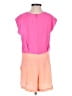 Sail to Sable 100% Silk Color Block Pink Romper Size XS - photo 2