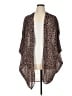 Umgee 100% Polyester Animal Print Brown Kimono Size XL-XXL (1XL-2XL) - photo 1