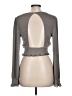 Urban Romantics Gray Long Sleeve Top Size L - photo 2