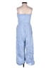 Aijek Checkered-gingham Blue Jumpsuit Size 4 - photo 2