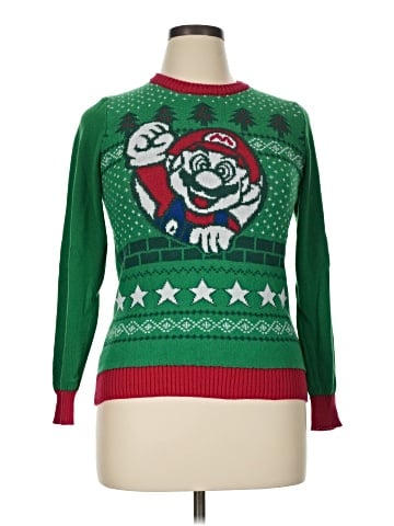 Super Mario Pullover Sweater (view 1)