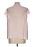 Calvin Klein 100% Polyester Pink Short Sleeve Blouse Size L - photo 2