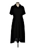 Lively Ghosts 100% Polyester Solid Black Casual Dress Size L - photo 1
