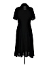 Lively Ghosts 100% Polyester Solid Black Casual Dress Size L - photo 2