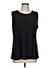 T Tahari Black Sleeveless Blouse Size L - photo 1