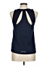 ASOS 100% Polyester Blue Sleeveless T-Shirt Size 6 - photo 2
