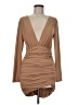 Assorted Brands Tan Cocktail Dress Size M - photo 1