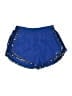Nike 100% Polyester Animal Print Blue Athletic Shorts Size M - photo 1