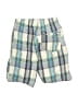 OshKosh B'gosh 100% Cotton Plaid Blue Shorts Size 7 - photo 2