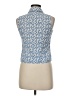 Talbots Blue Sleeveless Button-Down Shirt Size 6 - photo 2